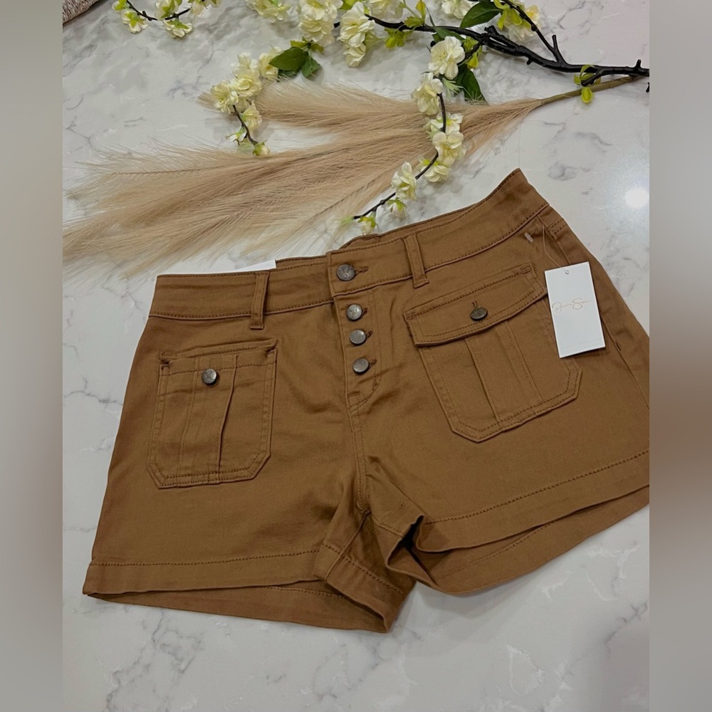 Jessica Simpson Tan Women's Cargo Shorts